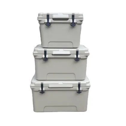 High Performance 45QT Plastic Rotomolded Ice Cream Esky Trolley Beer Bottle Ice Cooler Box