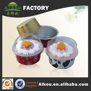 Disposable Round Aluminum Foil Cake Box With Lid China wholesale