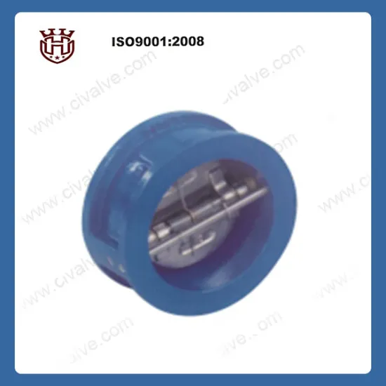 wafer double disc check valve