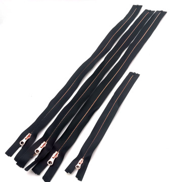 Gnàthasan dìon-uisge waterproof trobered nylon ziplers Rose