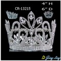 Flower Shape Full Round Beauty Queen Crowns