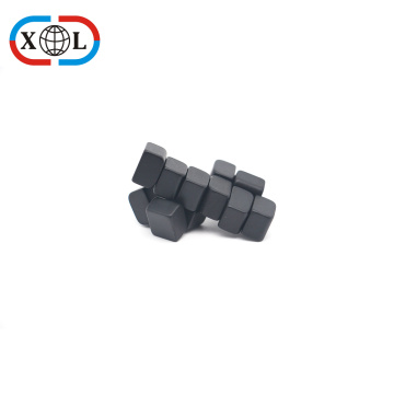 Black Epoxy Coating Rectangle Permanent Magnet with chamfer