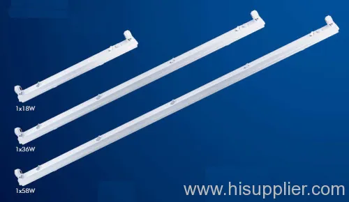 Batten Single-lamp Fluorescent Fixtures 1x18w, 1x36w, 1x58w 