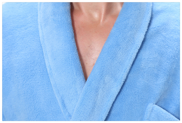 fleece bathrobe 