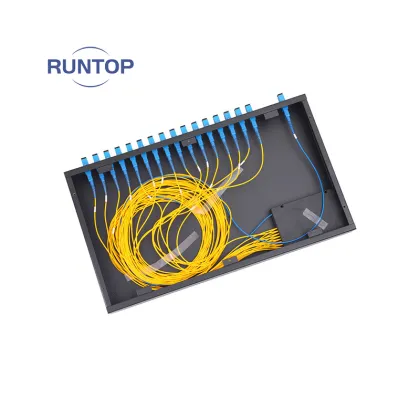 1U 19 inch Rack Mout PLC Splitter