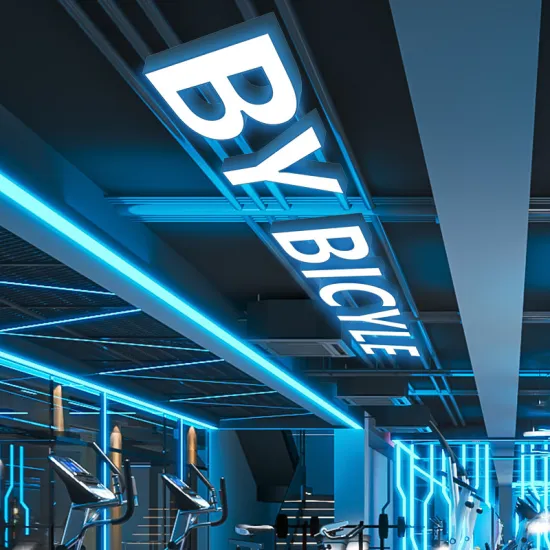 Customizable Aluminum Dimmable LED Linear Pendant Ceiling Lights for Gym