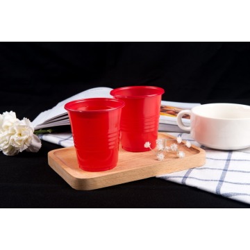 PP Spoon Wrapped Medium Weight White Plastic Cup