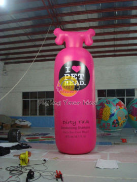 4.5*1.5m Custom Inflatable Advertising Helium Bottle Shape Balloons For Anniversary Event