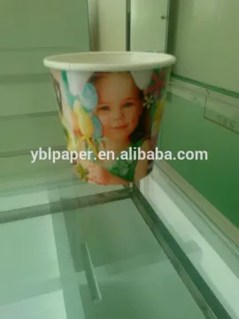 Disposable Plant Paper Cups Custom Print Flower Pot/Custom Print Flower Pot