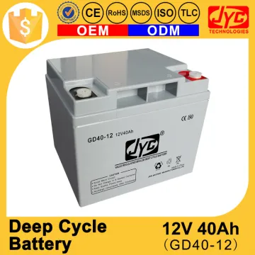 Best trade assurance 12v 40ah 20hr deep cycle battery