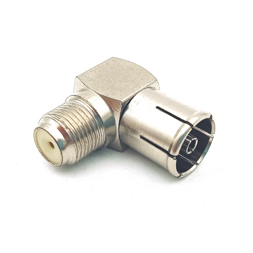 IEC PAL Female to F Female Coaxial Adapter