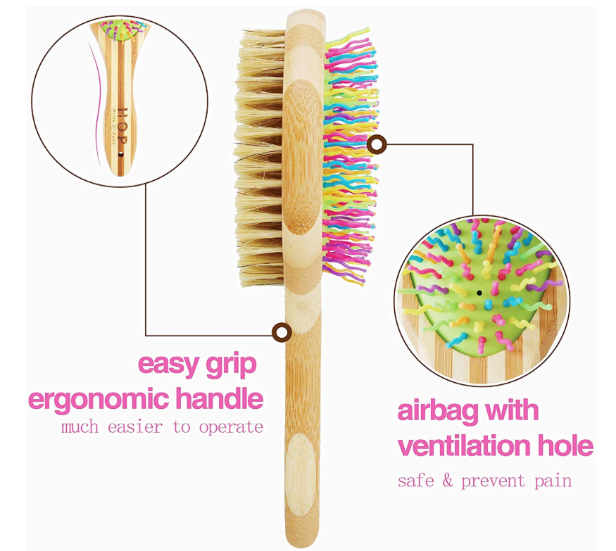 Bamboo Dog Brush for Detangling