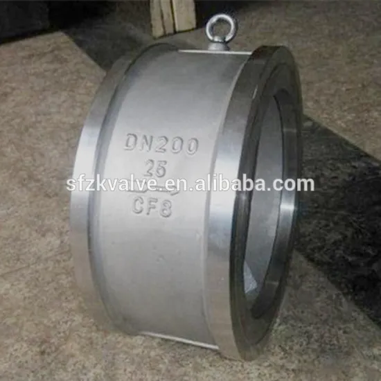 H76 Double disc wafer check valve