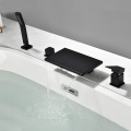 New Design Deck Mounted Waterfall Bathtub Faucet