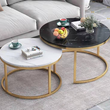 Modern Nested Coffee Table Set: Versatile Stacking Side Tables for Living Room, Balcony, Office & Nightstand