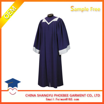 fluting Wholesale adult Matte church Choir Robes with made in china