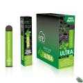 Fabro desechable Fume Ultra 2500 Puffs Banana Sabor de hielo