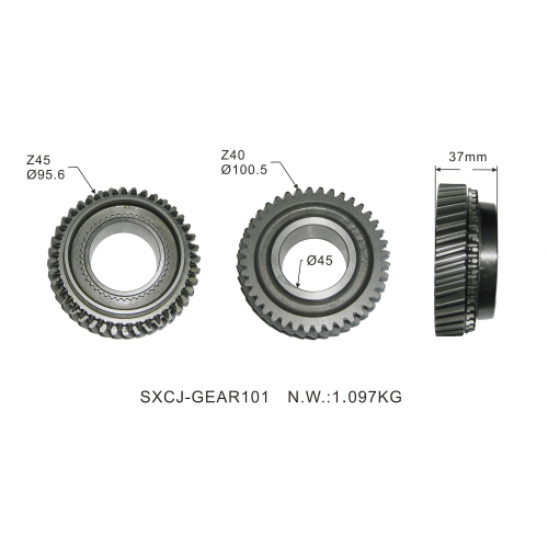 Equipamento de transmissão da caixa de engrenagens de peças automáticas 4JA1 TFR54 para ISUZU-8-94310-153-1 / 8943101531