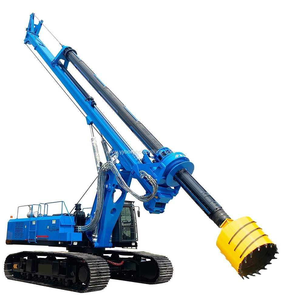 Low-cost 60m Depth Hydraulic Rotary Drilling Rig