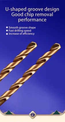 TG HSS M35 5% Cobalt Carbide Drill Bit Stainless Steel Mold Steel Straight Shank Twist Drill Bits Lengthened