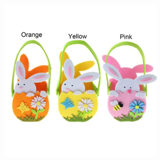 1 Dollar Promotion: DIY Easter Tote, Flower Rabbit, Gift Easter Bag & Toys