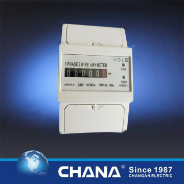 75mm DIN Rail Energy Meter for Electrical Measurement (LCD display)