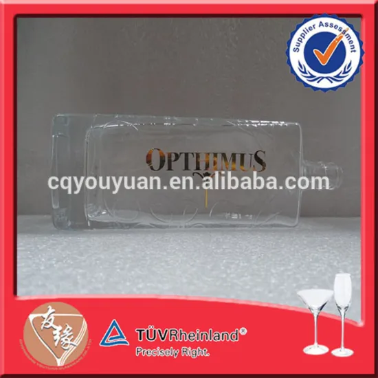 Wholesale Glass Liquor Bottles 0.75 Liter 750ML Screw Cap Bottle for Spirits