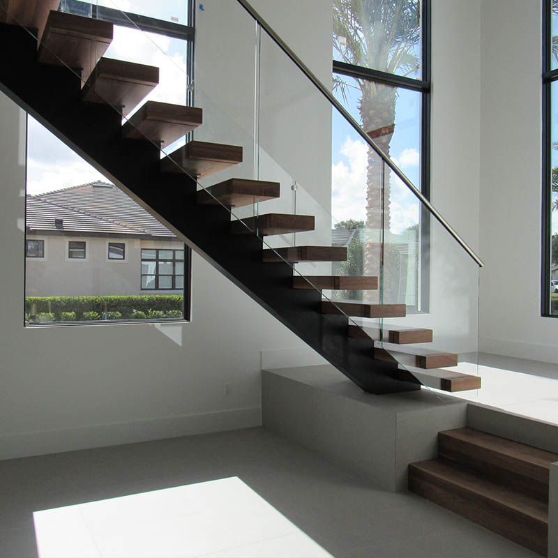 Indoor Wood Stair Railing Designs