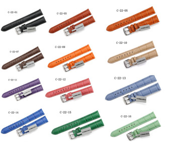 Popular leather red watch strap