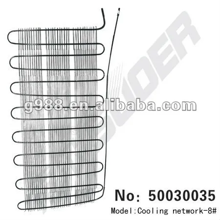 Refrigerator cooling network