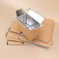 cajas de envío aisladas de aluminio