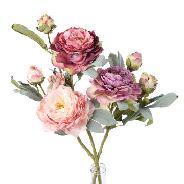 Bouquet de pivoine artificiel de style vintage pour le mariage