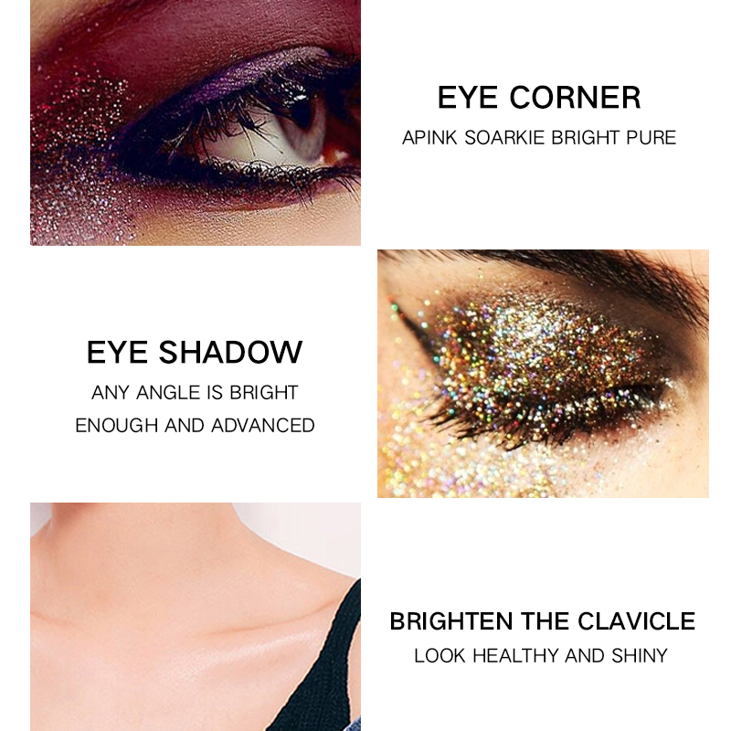 Cosmetics High Quality Non-toxic Harmless Fingernail Christmas Halloween party Makeup Glitter Powder For Face Eyes Lips