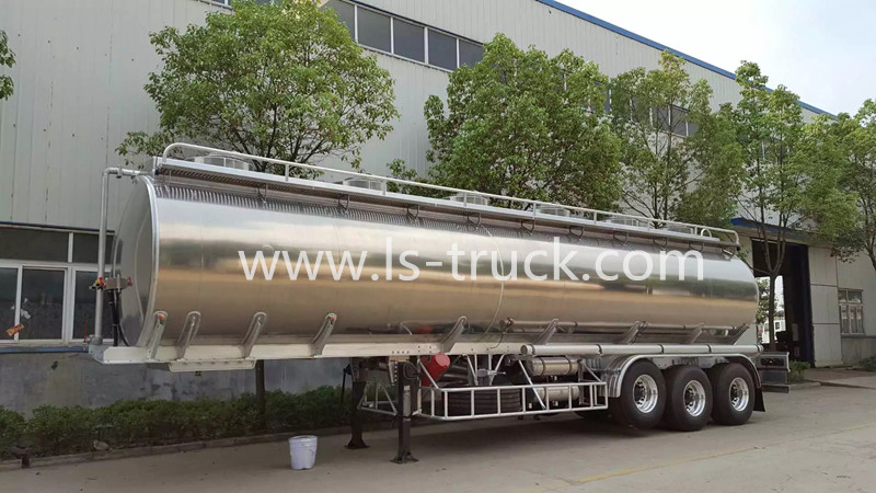  Tri-Axle Aluminium Alloy Fuel Tanker Trailer