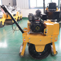 Walking single steel 500kg diesel powered road roller