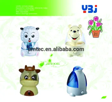 manual cartoon decorative ultrasonic anion mist humidifier for child