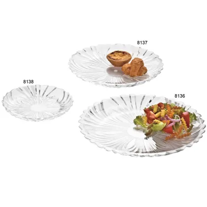 Modern Polycarbonate Fruit Plate - Unbreakable Clear Display Dish