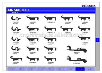 Jacks for stoll computerised flat knitting machine
