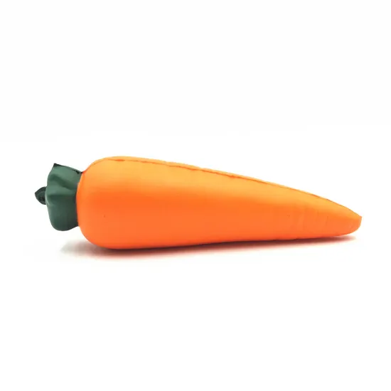 Wholesale Customizable PU Carrot Shaped Stress Balls - Anti-Stress Toys