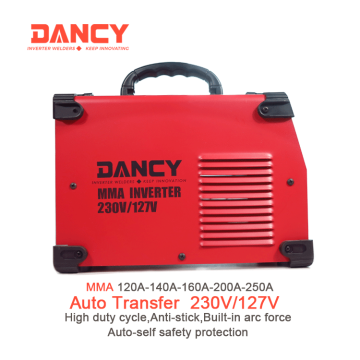 Dual voltage 140A mma stick welder