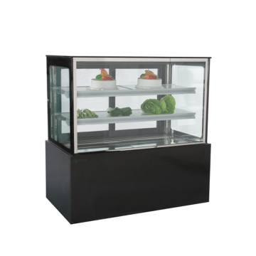 Attractive Stainless Steel and Glass Front Bakery Cakes Display Refrigerator