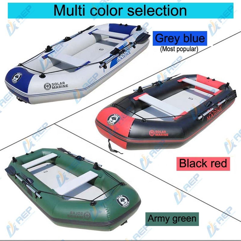 Durable 2+1 Person Inflatable Fishing Rubber Boat