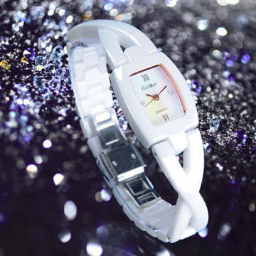 3ATM quartz movt women watch with butterfly clasp