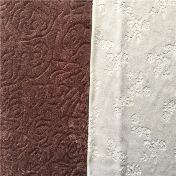 Solid warm color velvet fleece