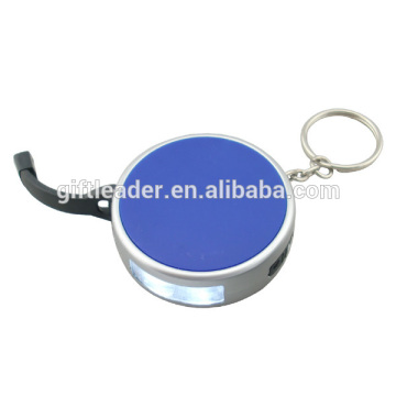 2LED Mini Cranking Flashlight Keychain