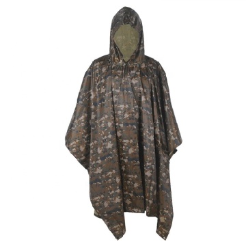 Factory Direct Sale: Multi-Function Waterproof Raincoat Made of Polyester and PVC Coating - Ideal for Hiking and Outdoor Activities