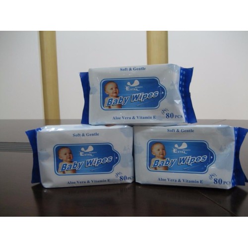 Tisu Basah Bayi dengan Kertas Tisu Lidah Buaya