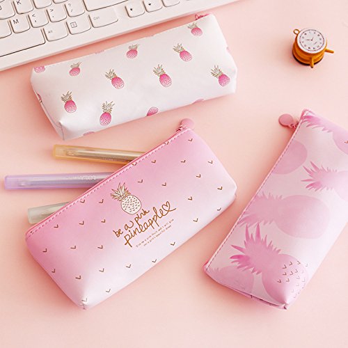 Pineapple Pu Pencil Case 2 Pineapple Pu Pencil Case 2