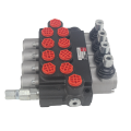 4 spools P40 hydraulic directional manual control valve