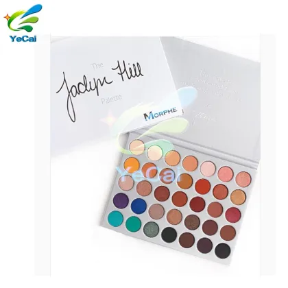 Make your own paper eyeshadow palette container , custom logo make up eyeshadow palette